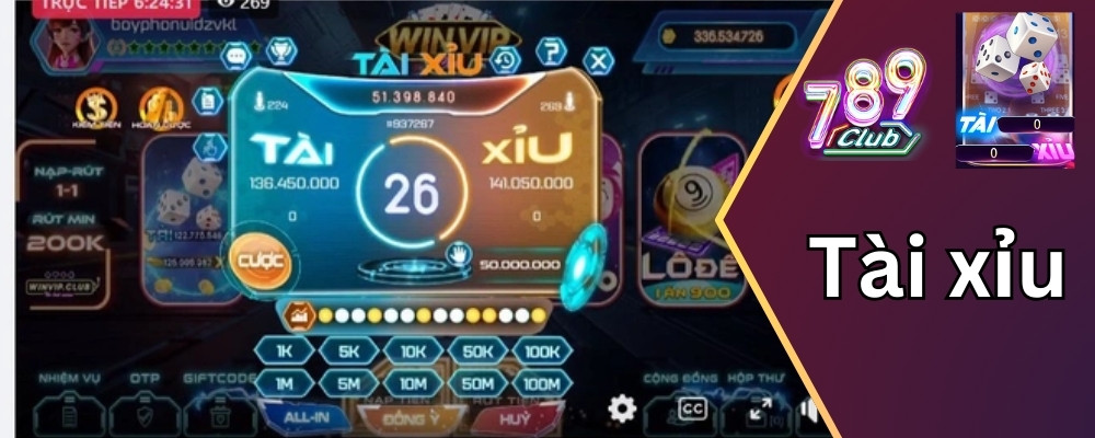 Game Tài Xỉu Uy Tín: Trải Nghiệm game tài xỉu tại 789club 1 Giới thiệu về game tài xỉu